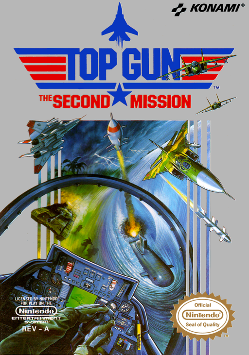 Top Gun - The Second Mission (USA) box art